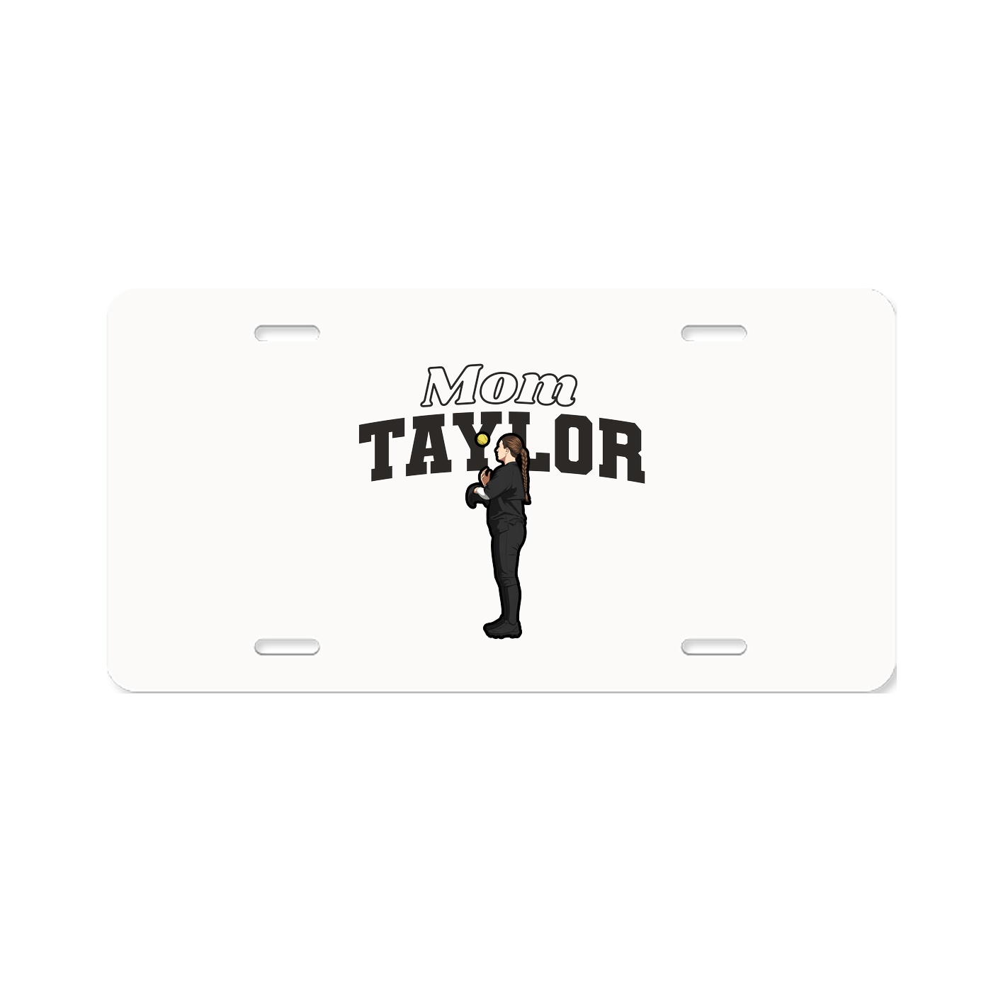 License Plate — Mothers Day Block in Classic