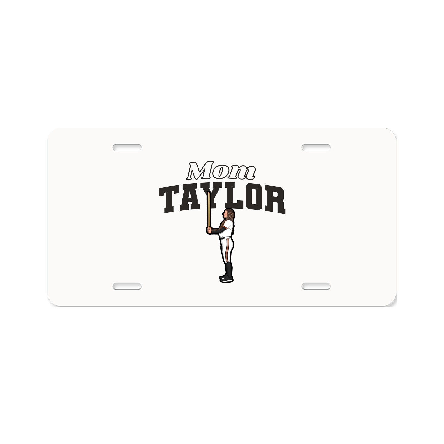 License Plate — Mothers Day Block in Classic