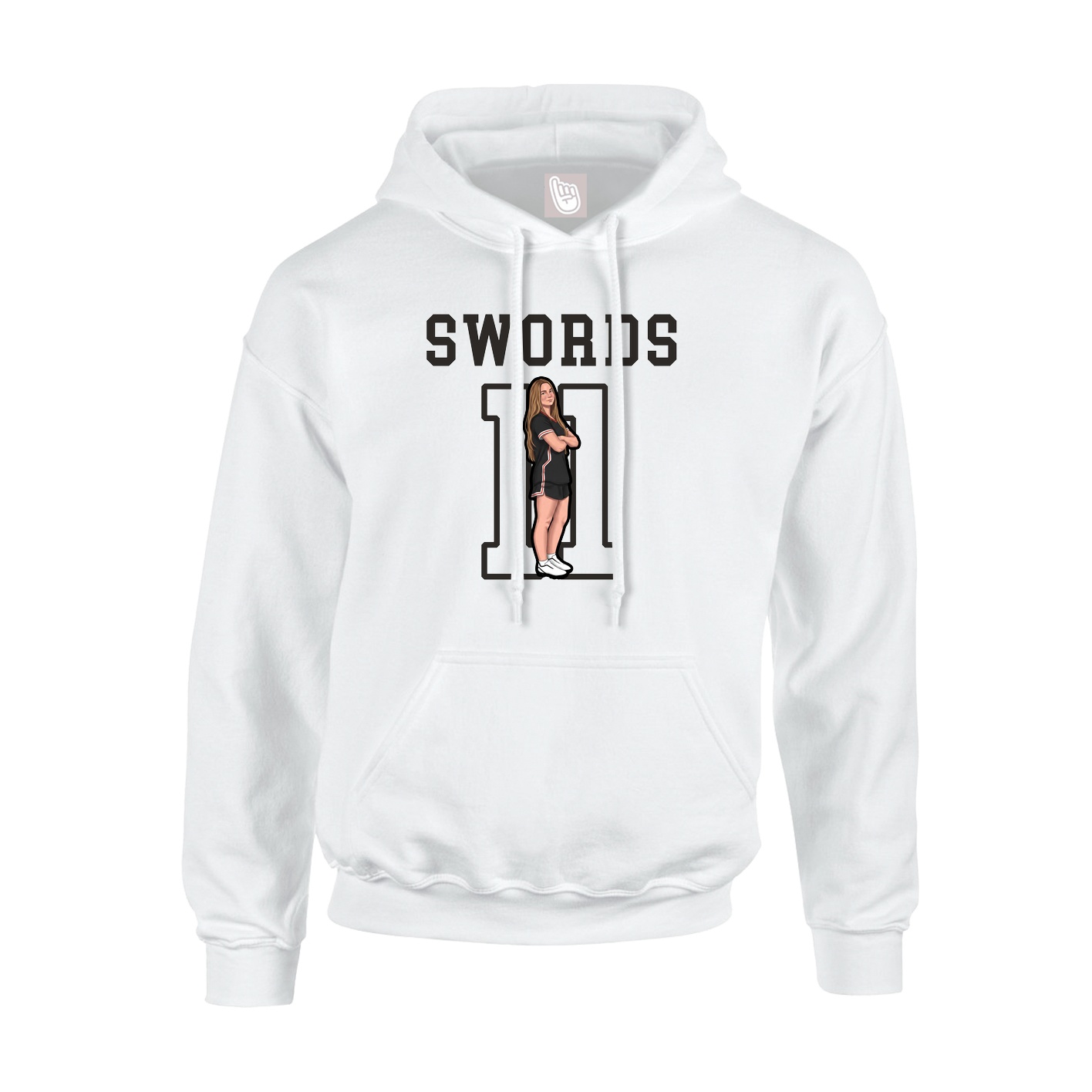 Youth Hoodie — Shirsey in White