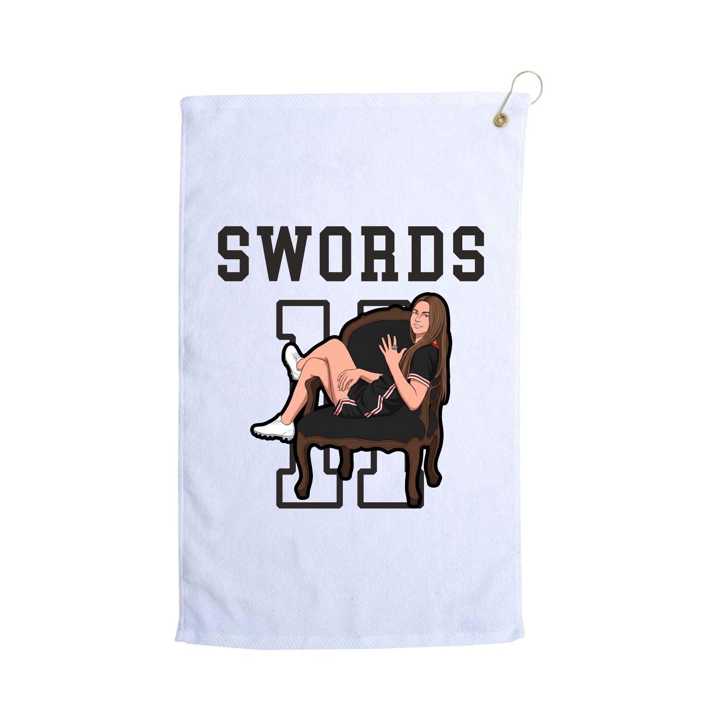 Golf Towel — Shirsey in White