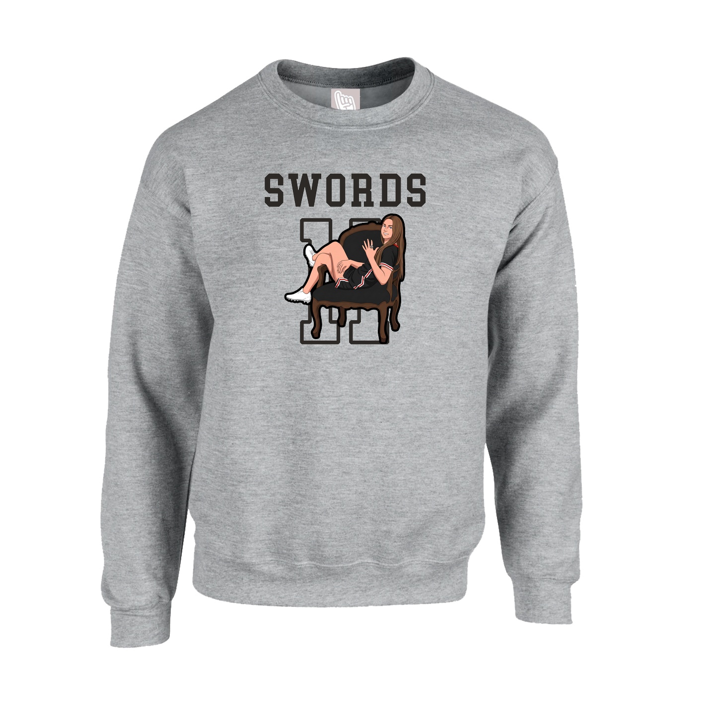 Fleece Crew — Shirsey in Grey