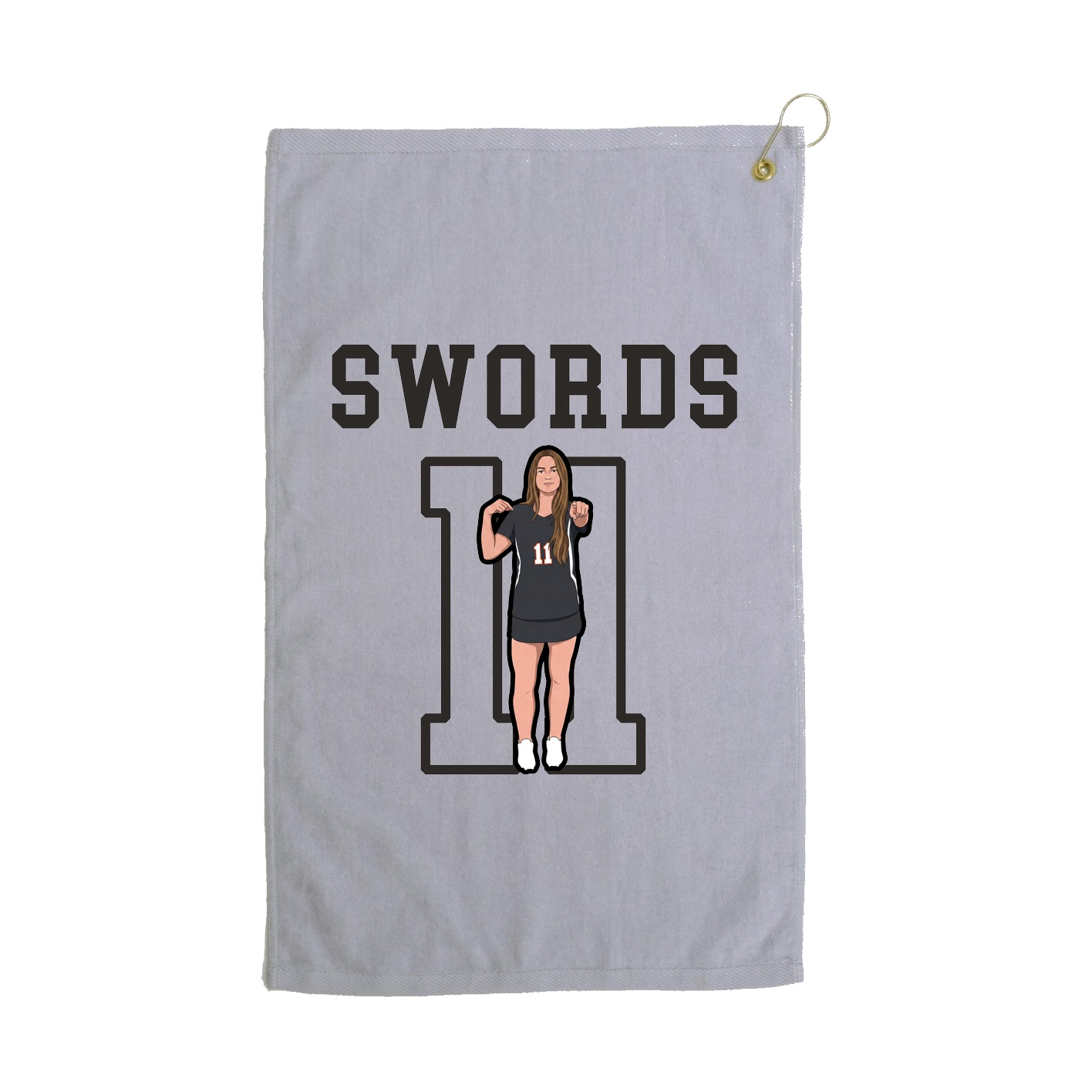 Golf Towel — Shirsey in Grey