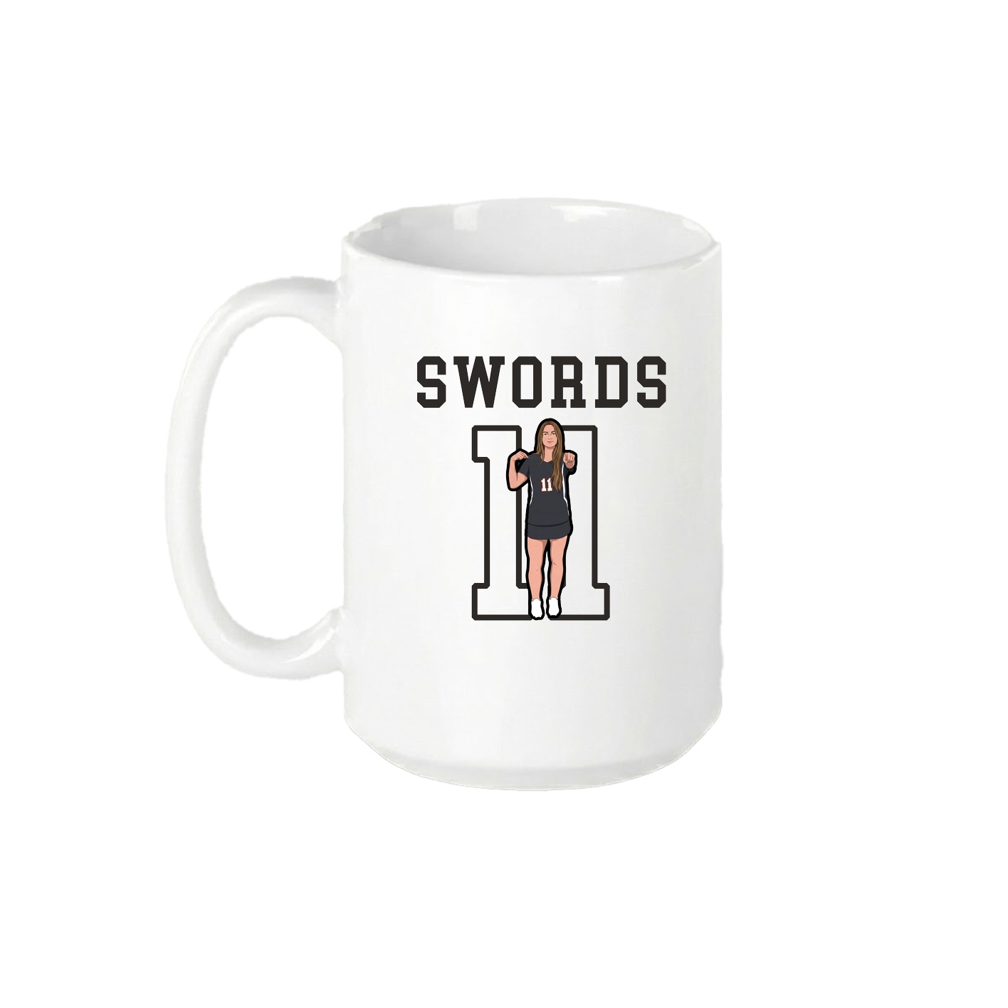 15oz Coffee Mug — Shirsey in White