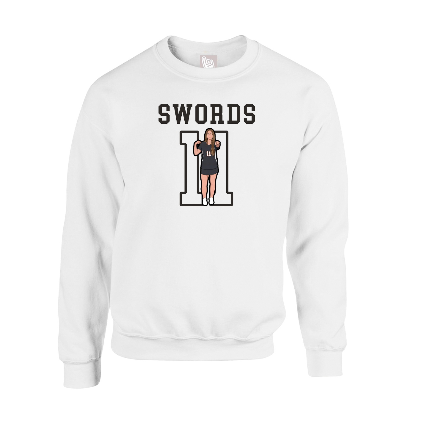 Fleece Crew — Shirsey in White