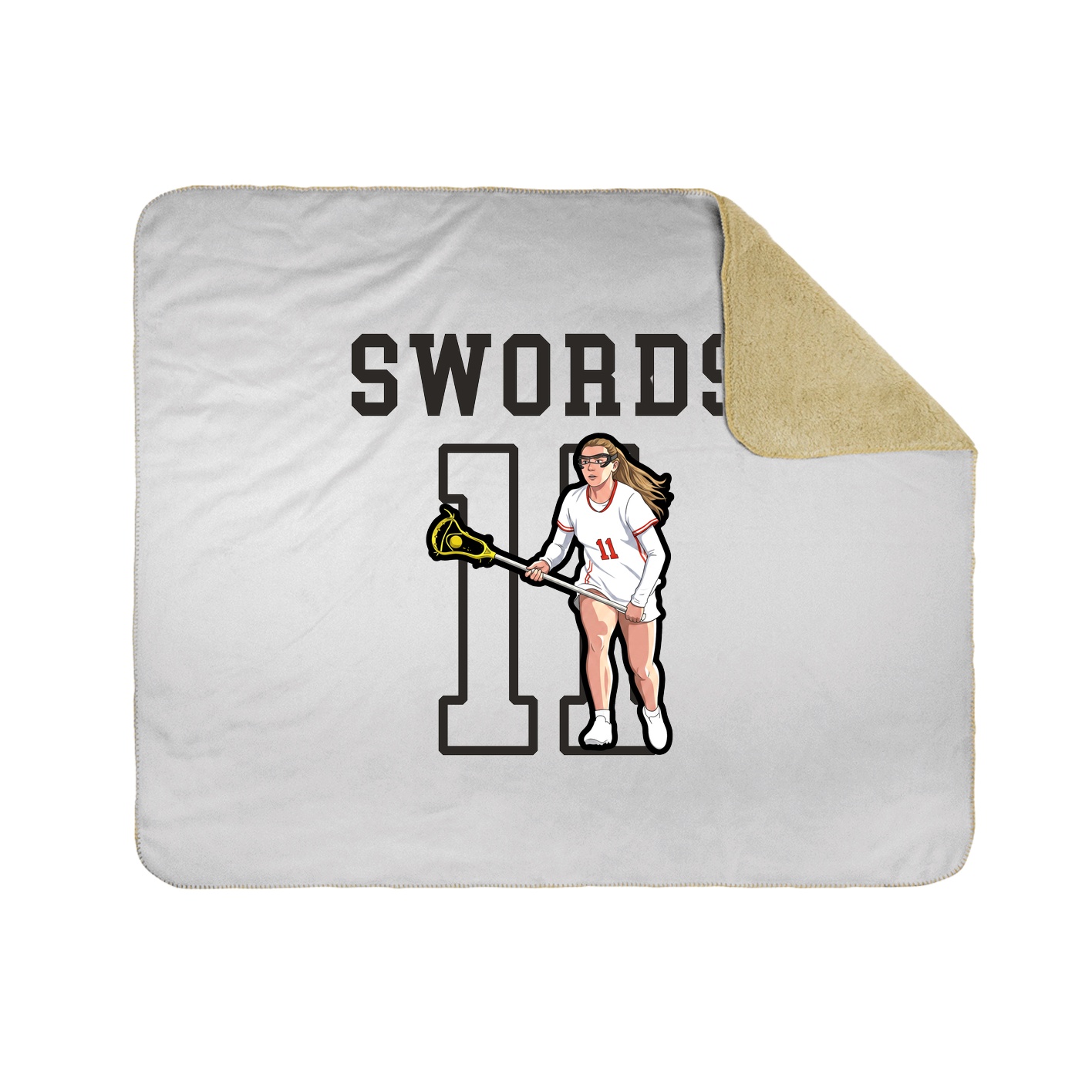 Throw Blanket — Shirsey in White
