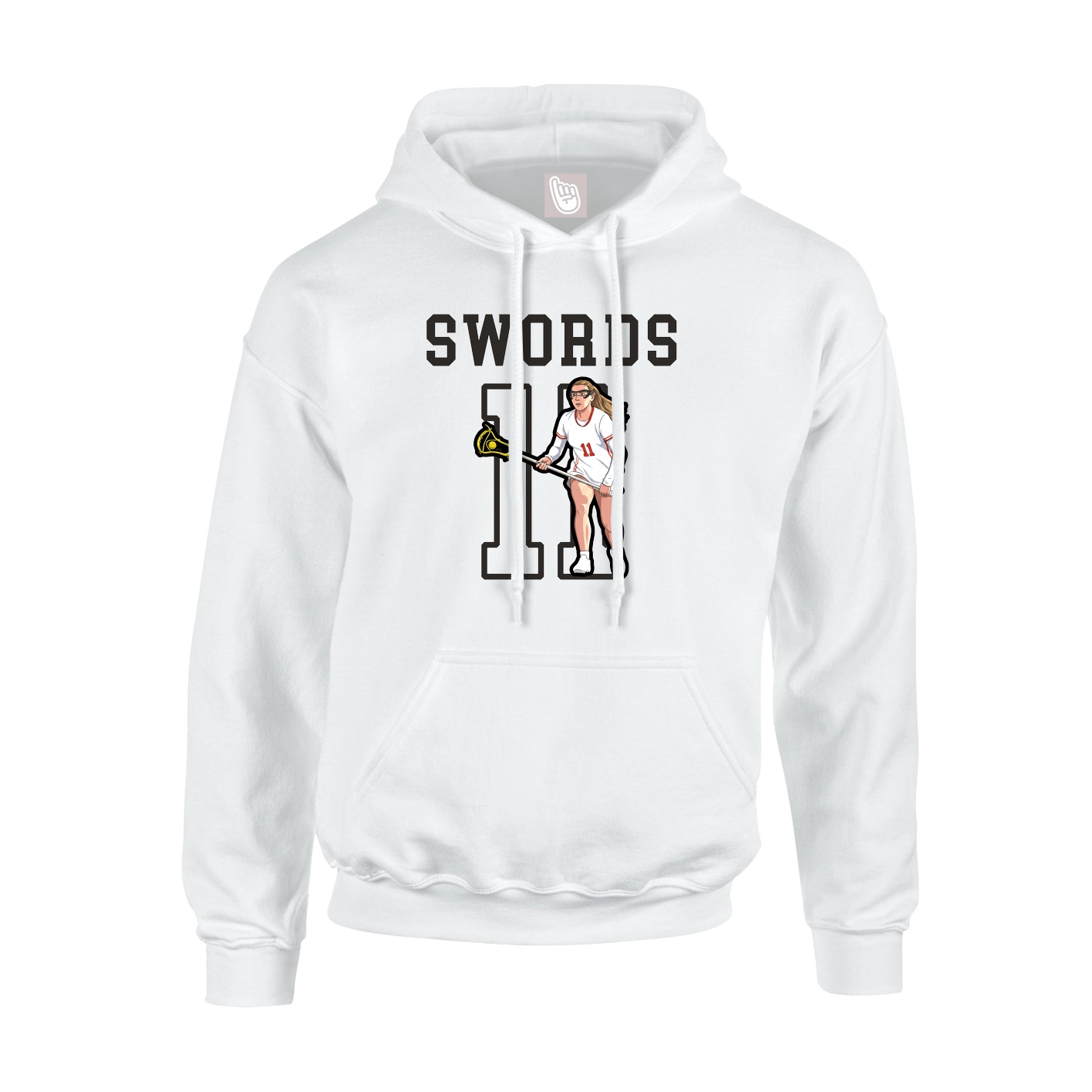 Hoodie — Shirsey in White