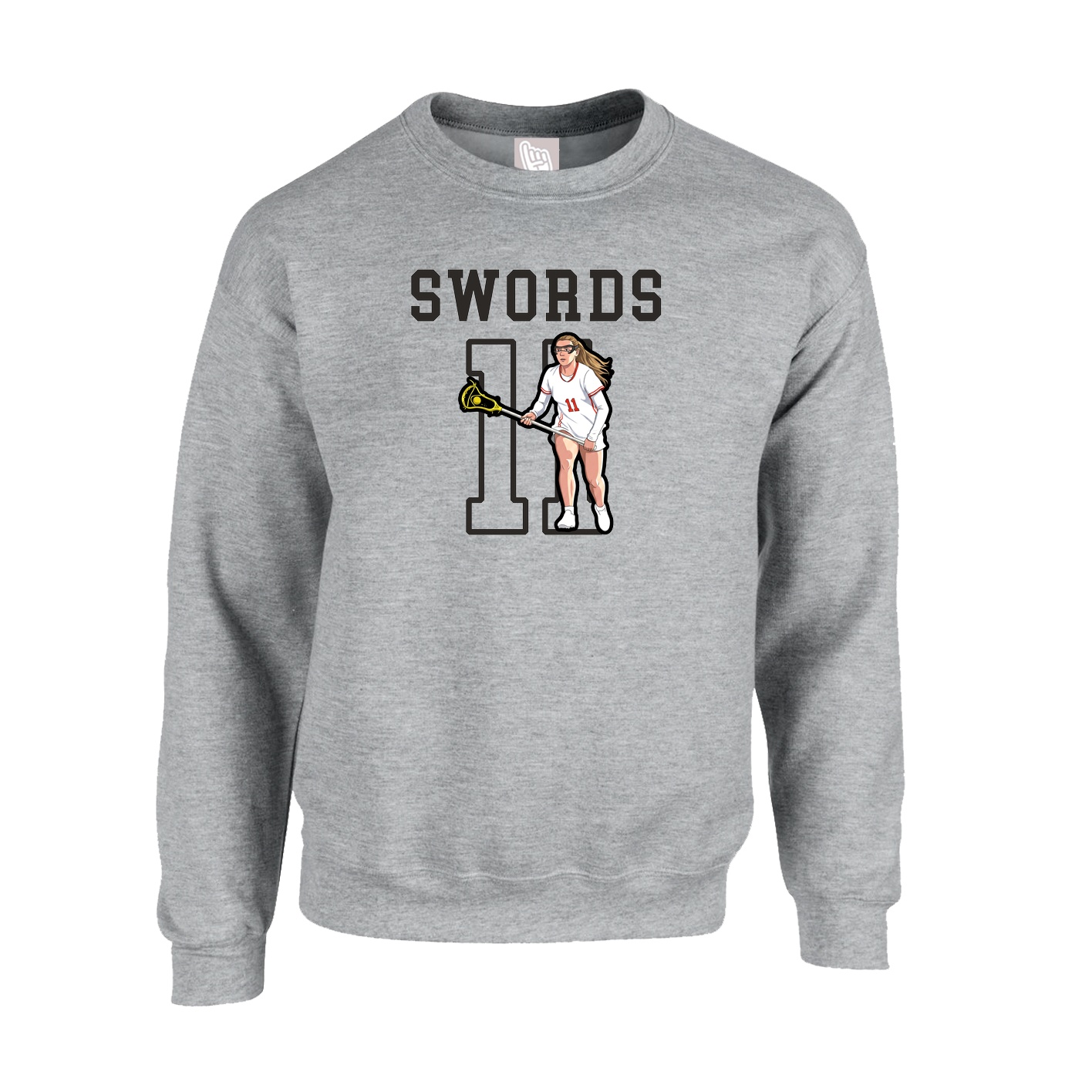 Fleece Crew — Shirsey in Grey