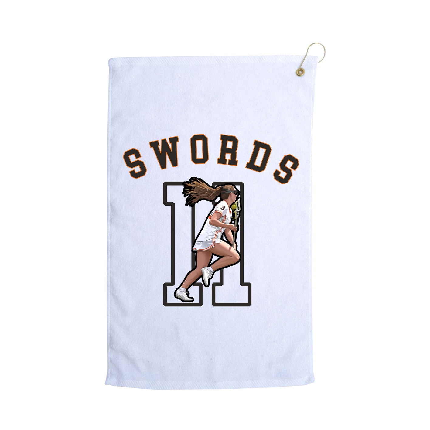 Golf Towel — Shirsey Arch in White