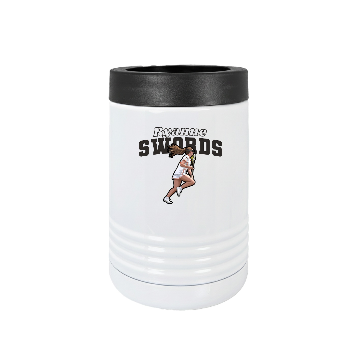 Beverage Holder — Name Arch in White