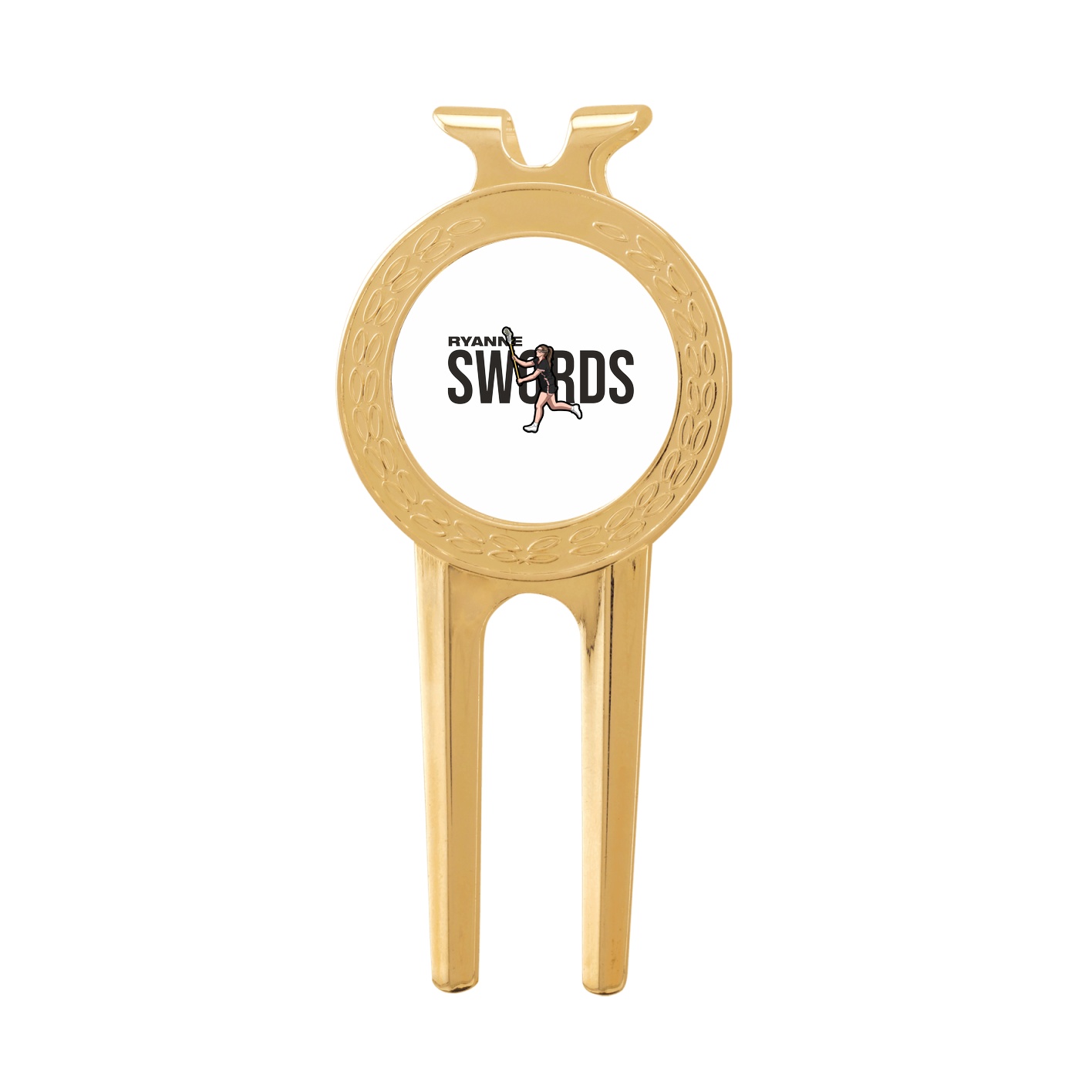 Divot Tool with Ball Marker — Player Name in Classic