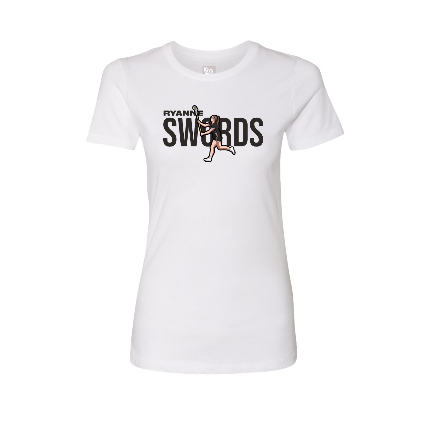 Womens Tee — Player Name in White