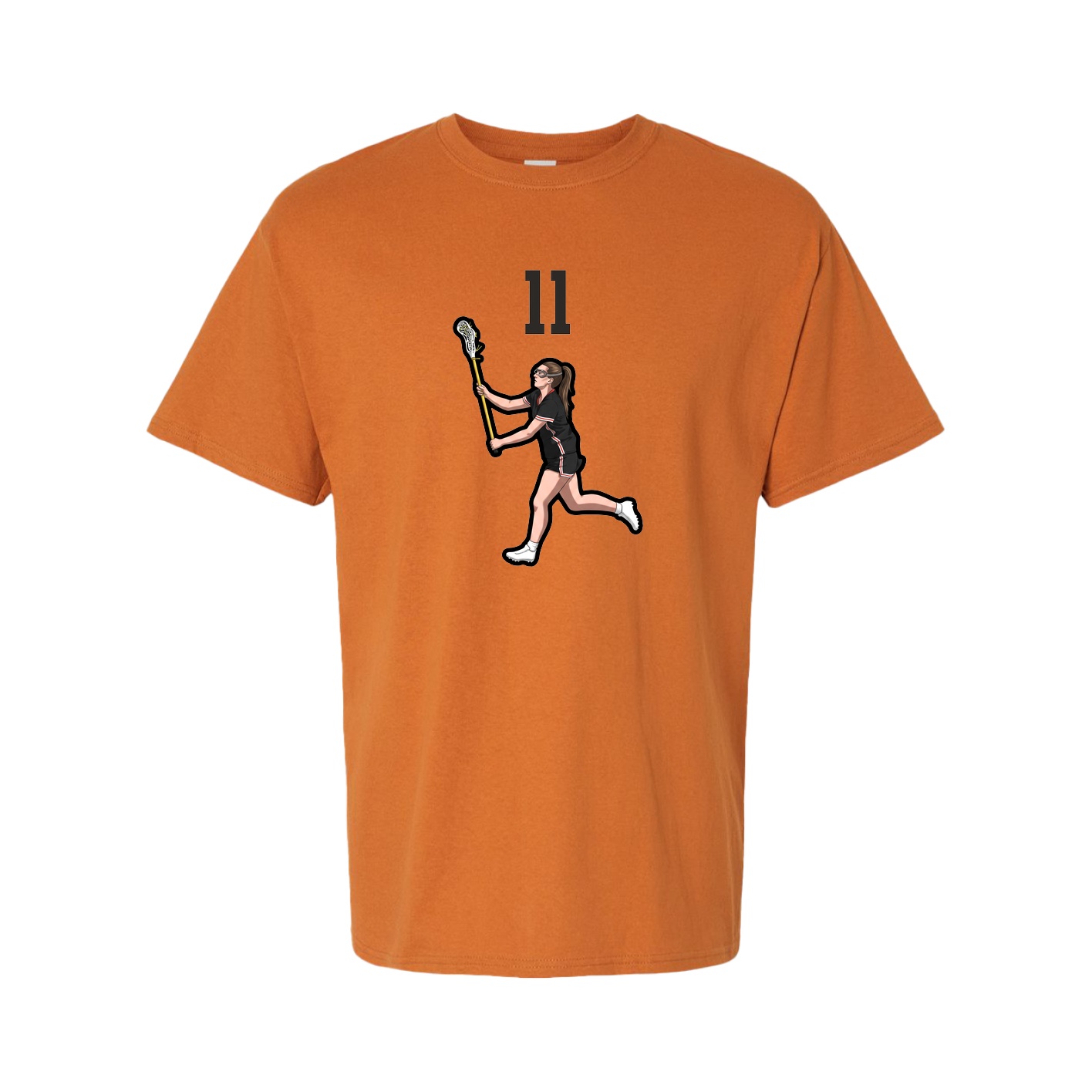 Tee — Number Top in Orange