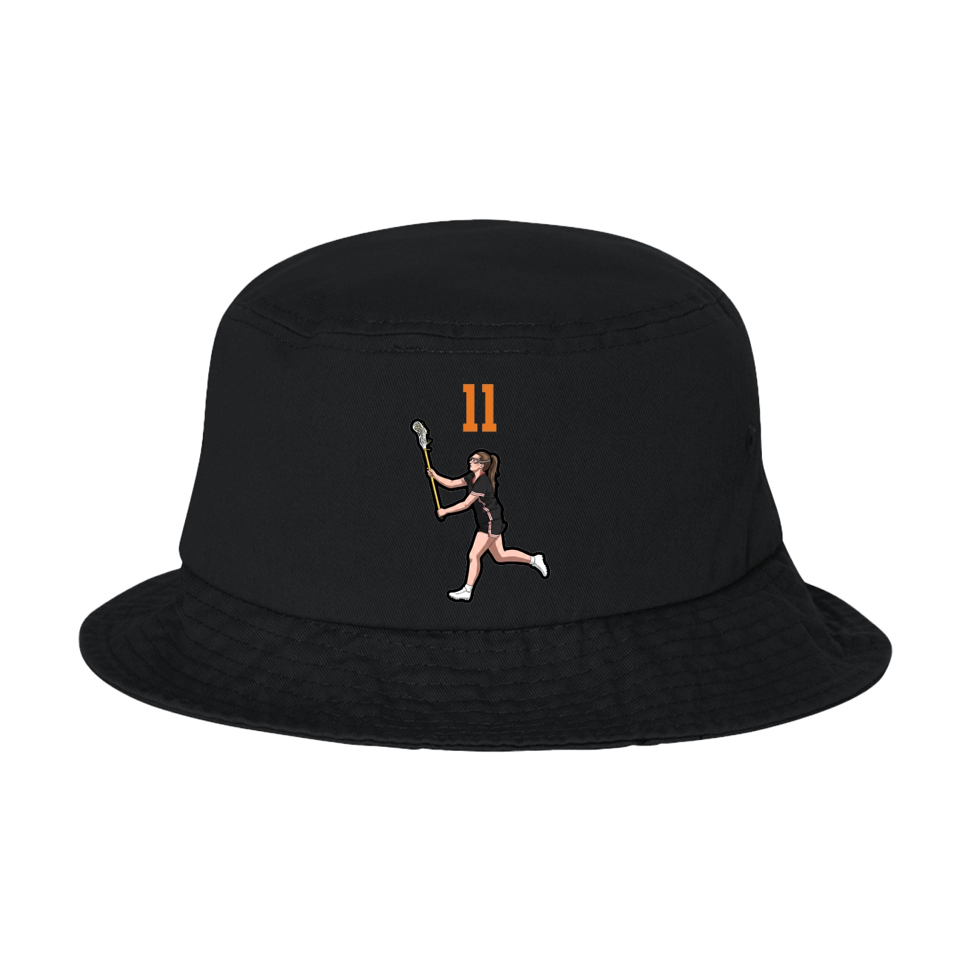 Bucket Cap — Number Top in Black