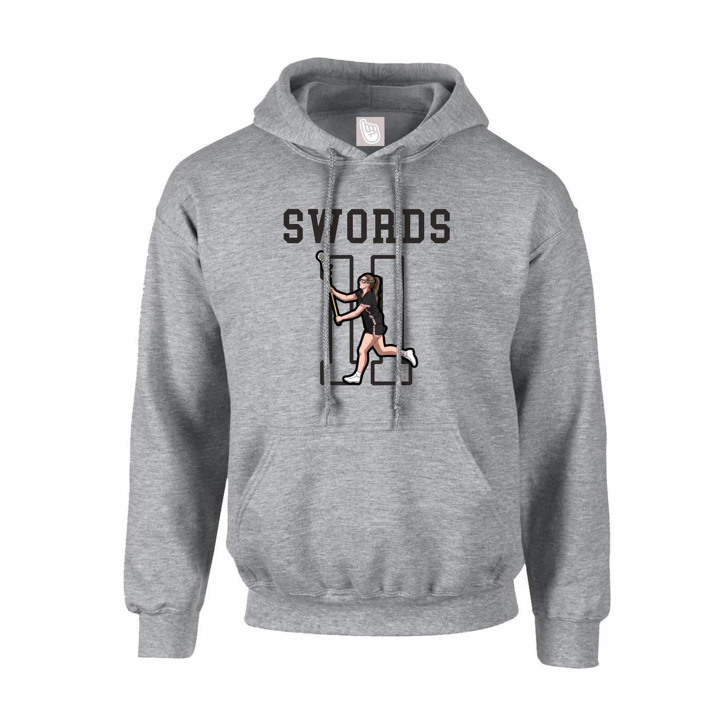 Hoodie — Shirsey in Grey