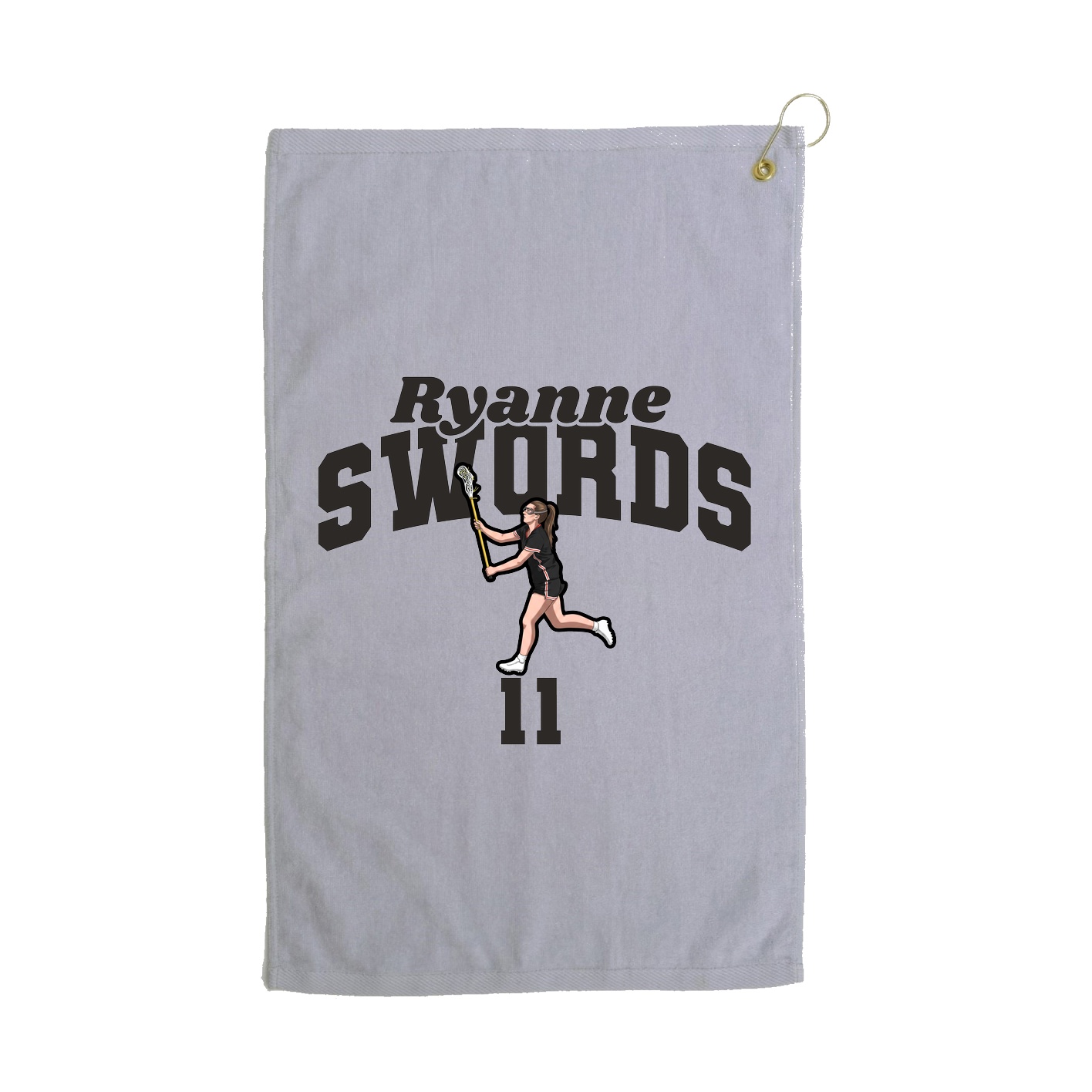 Golf Towel — Signature Arch in Grey