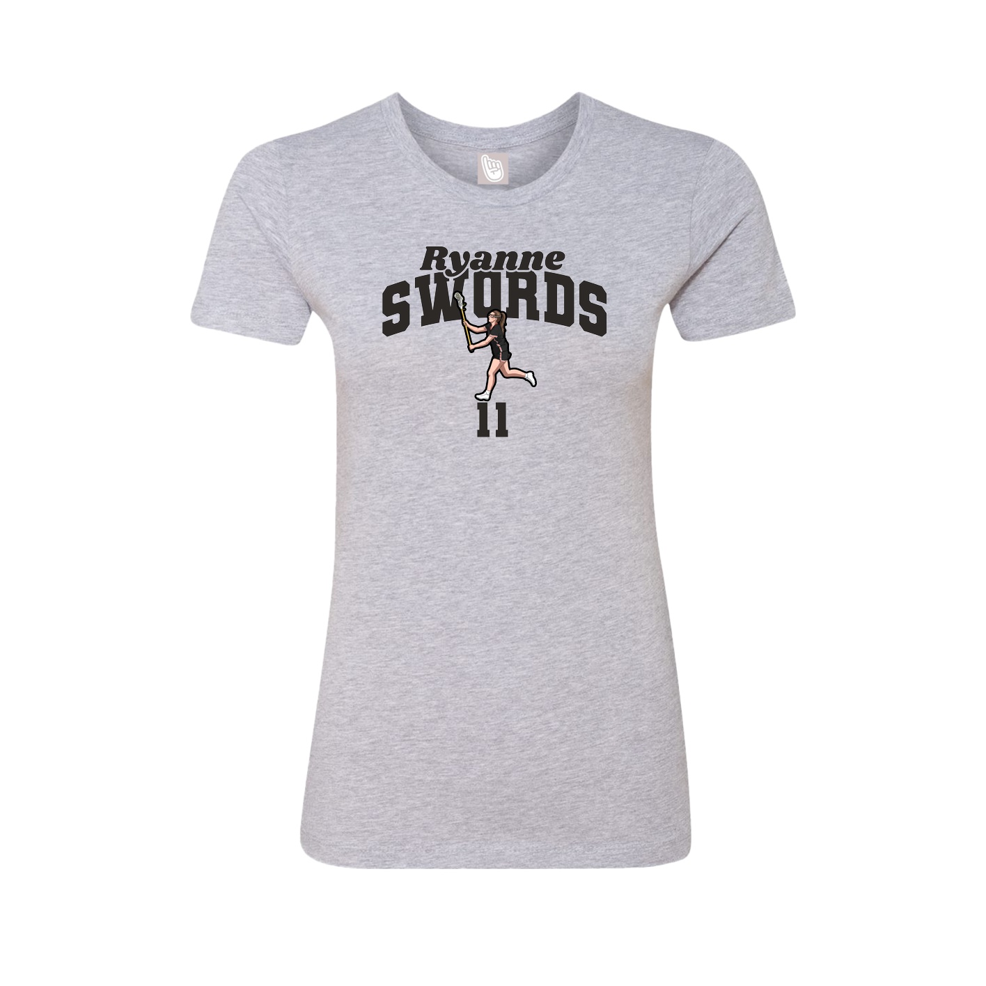 Womens Tee — Signature Arch in Grey