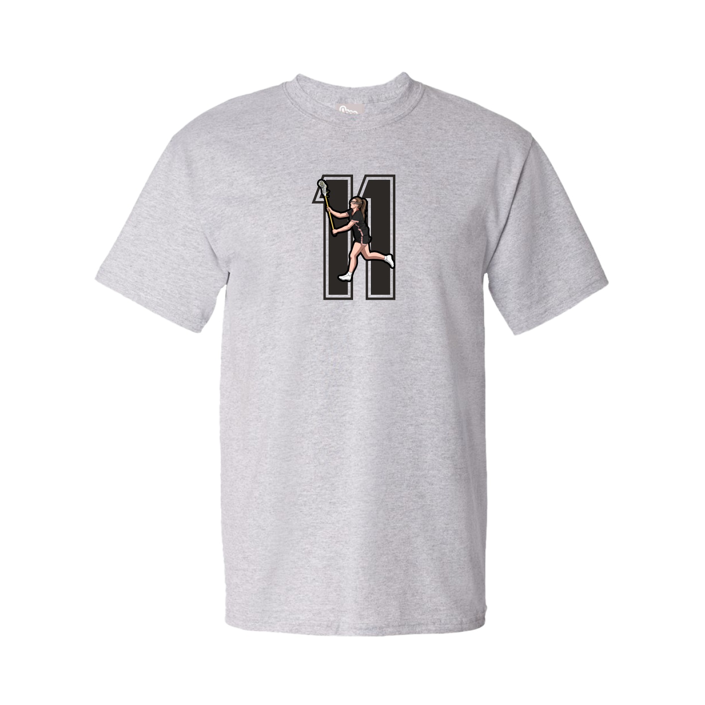 Youth Tee — Number in Grey