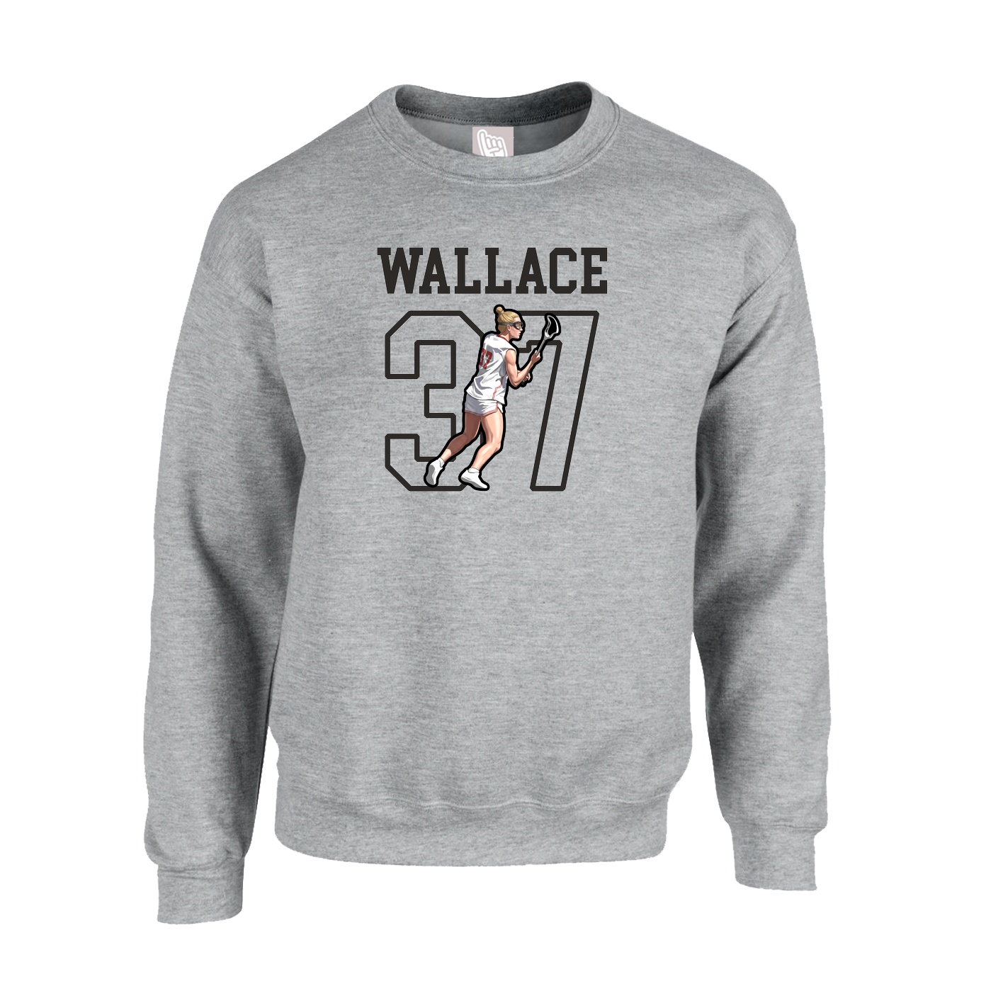 Fleece Crew — Shirsey in Grey