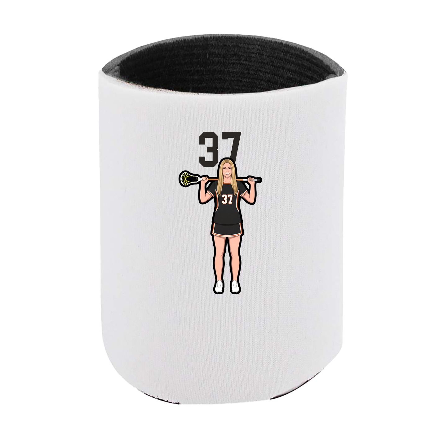 Can Holder — Number Top in White