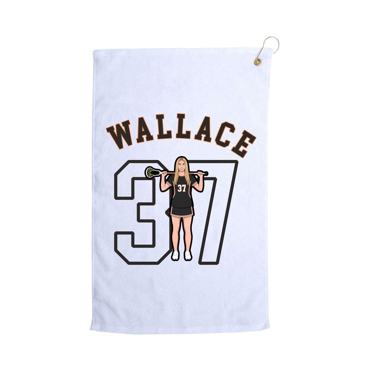 Golf Towel — Shirsey Arch in White