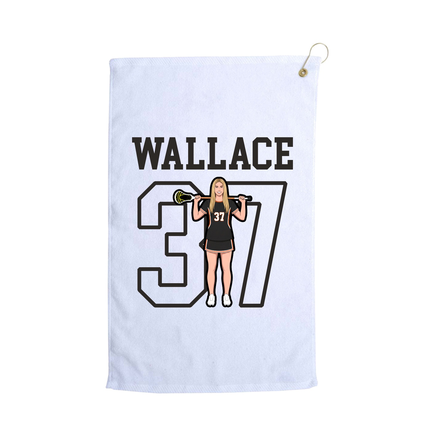 Golf Towel — Shirsey in White