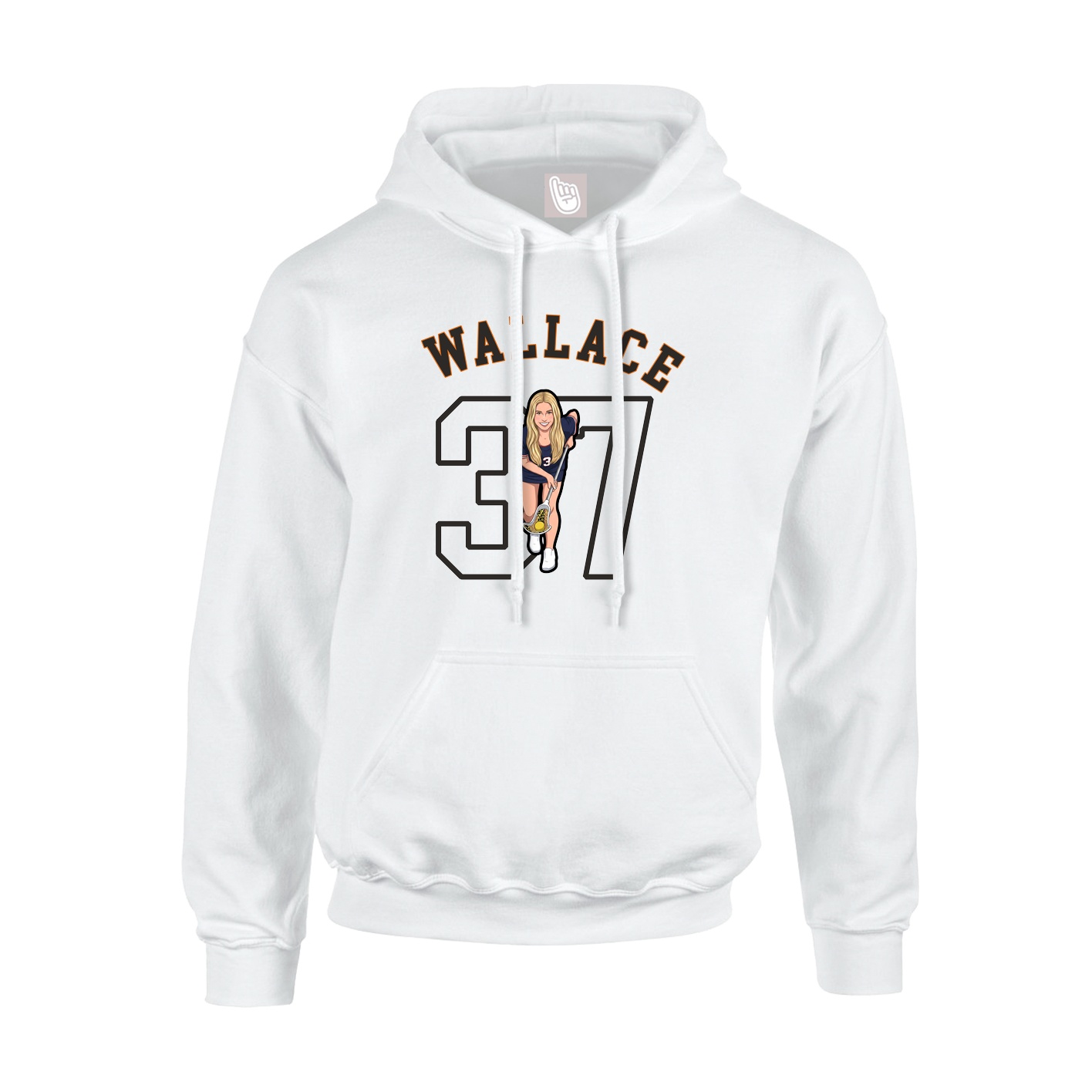 Hoodie — Shirsey Arch in White