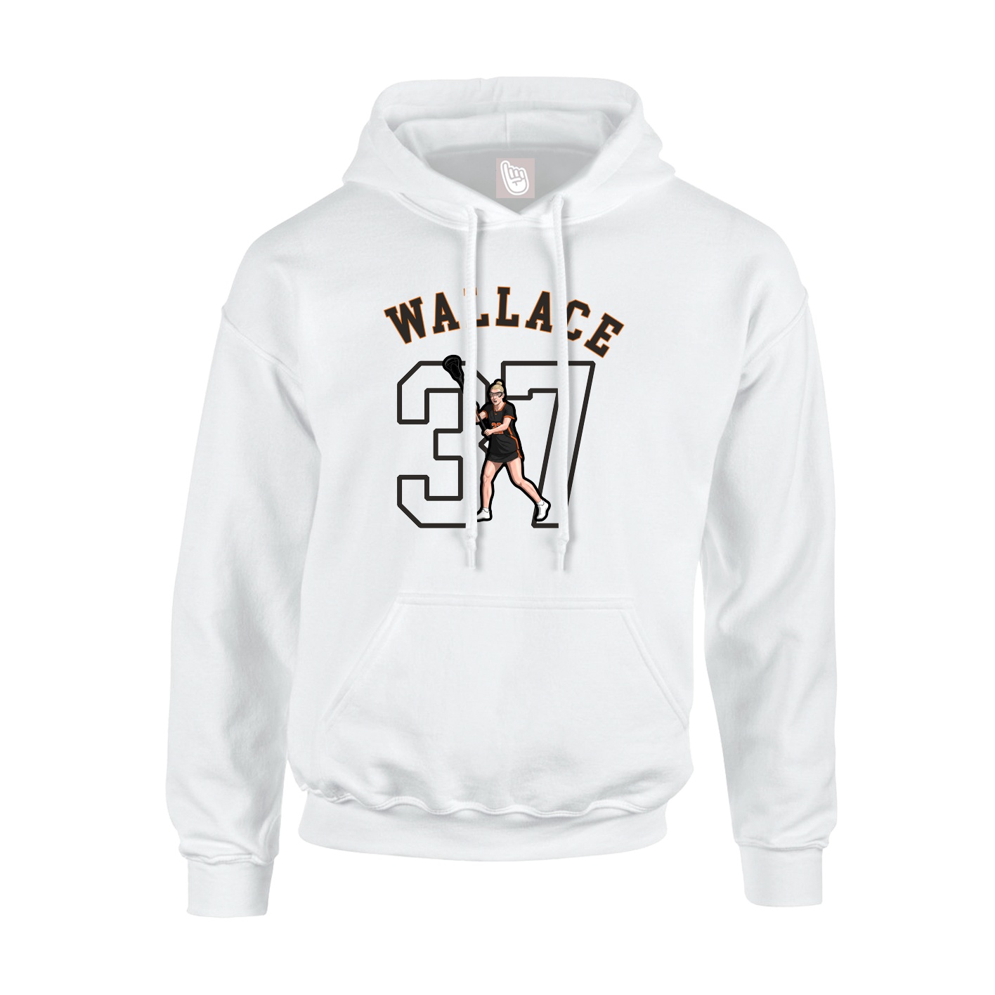 Youth Hoodie — Shirsey Arch in White