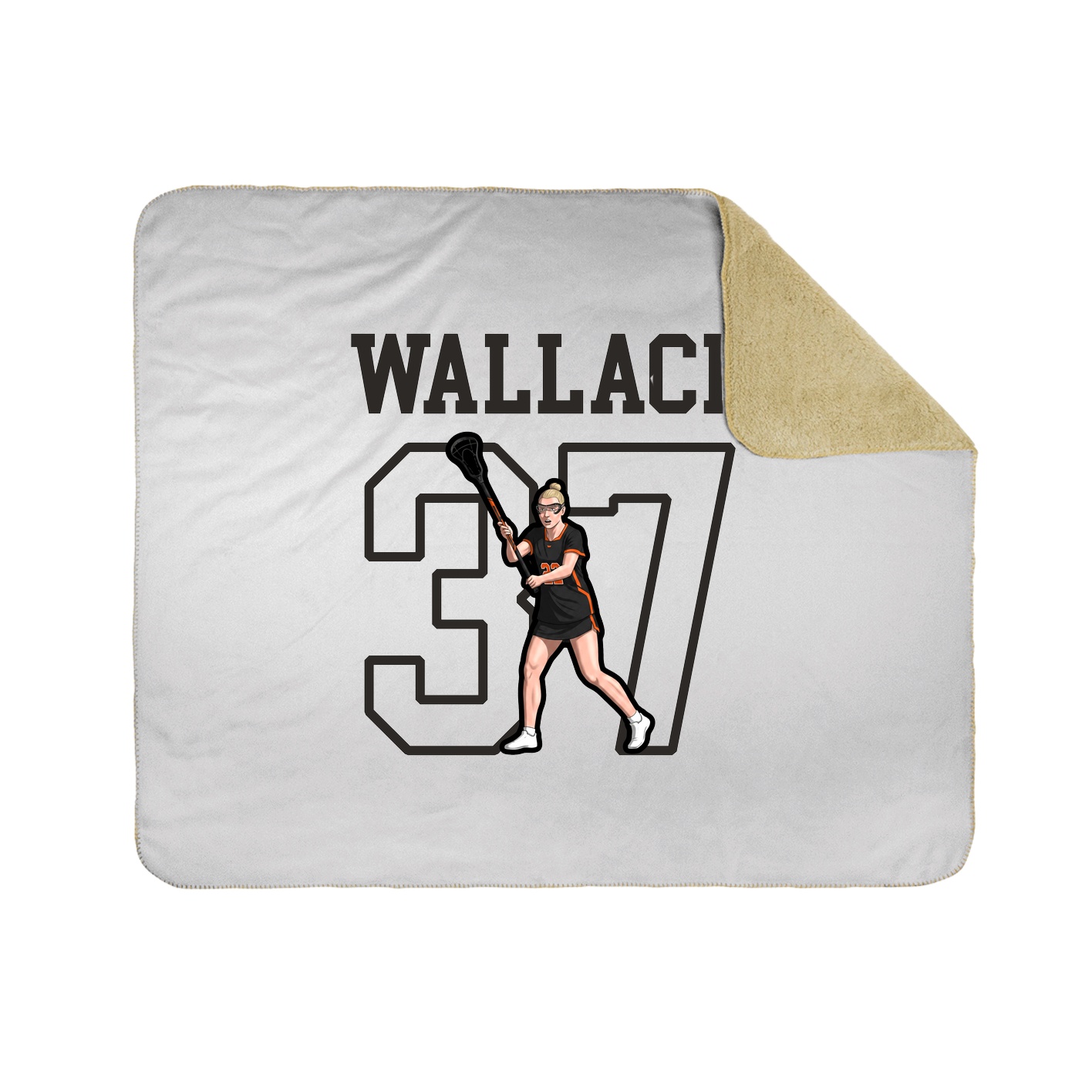 Throw Blanket — Shirsey in White