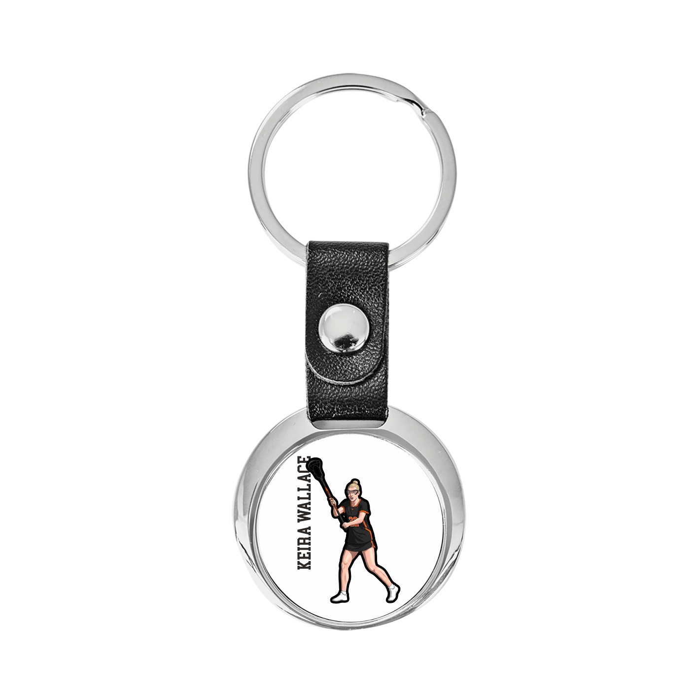 Key Chain — Name Vertical in Classic