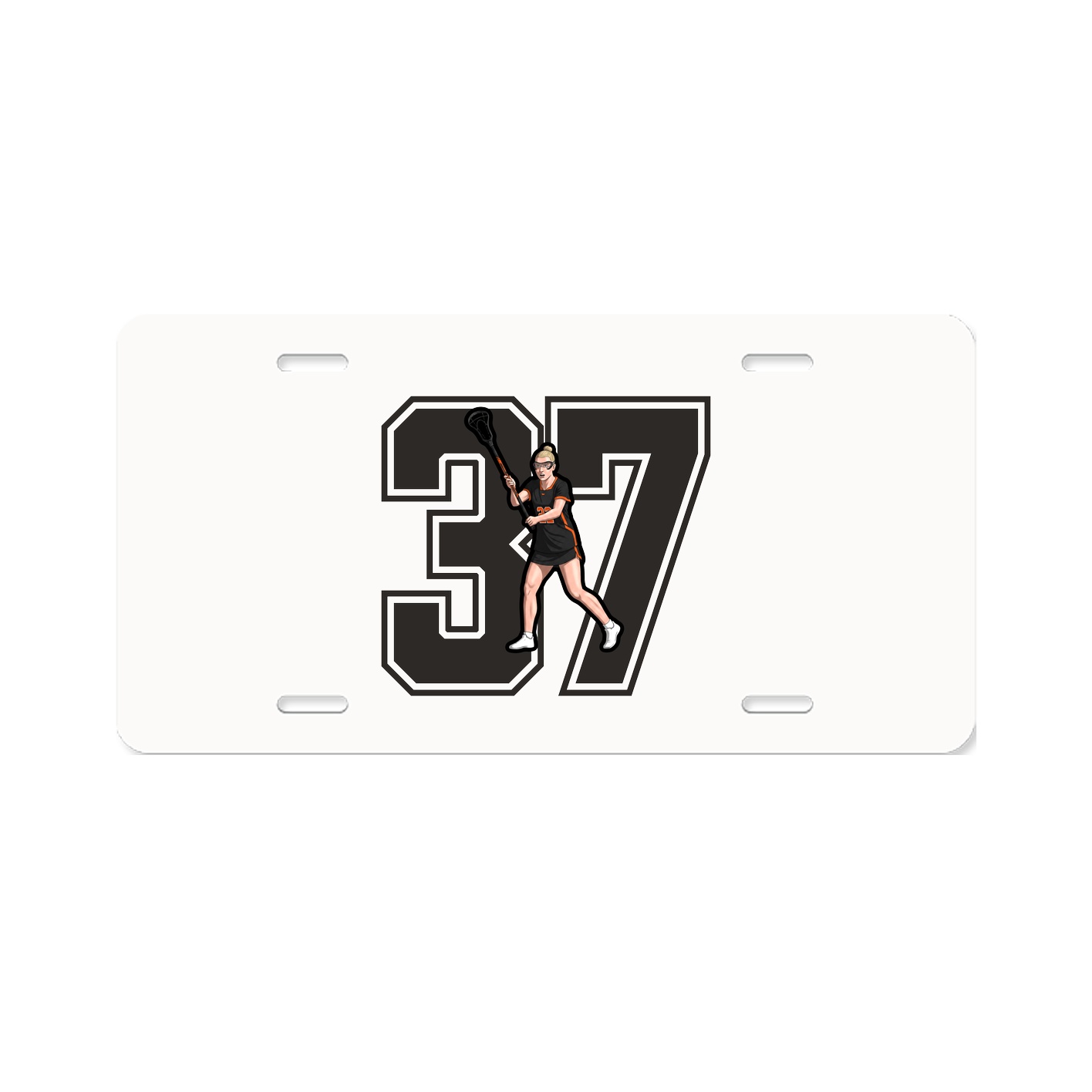 License Plate — Number in Classic