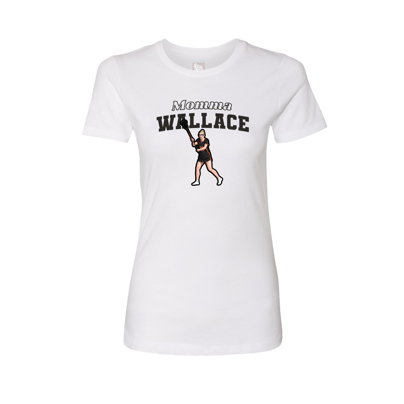Womens Tee — Mothers Day Block in White