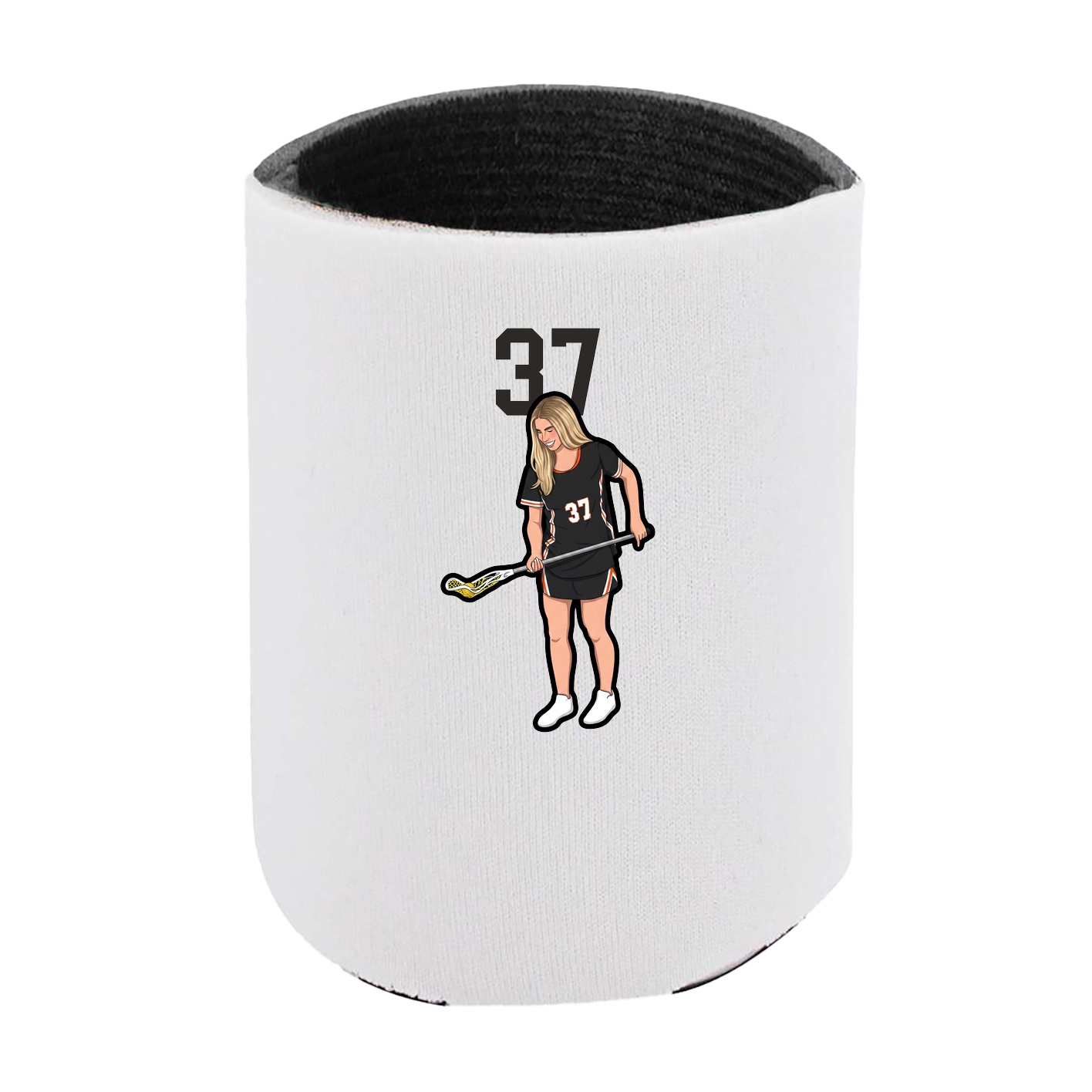 Can Holder — Number Top in White