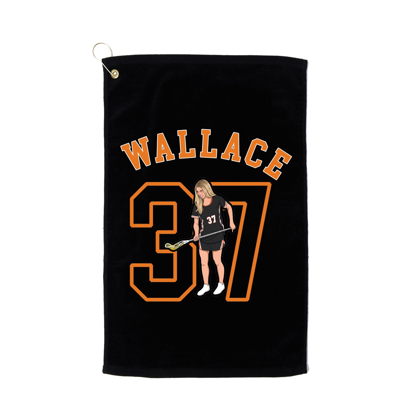 Golf Towel — Shirsey Arch in Black