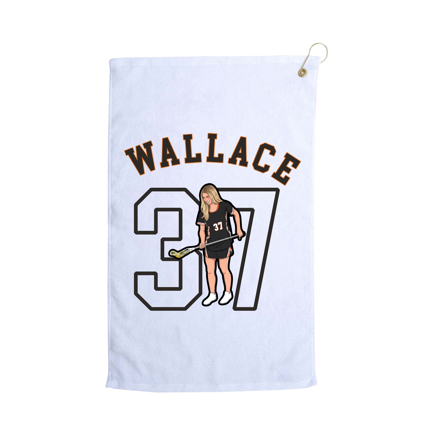 Golf Towel — Shirsey Arch in White