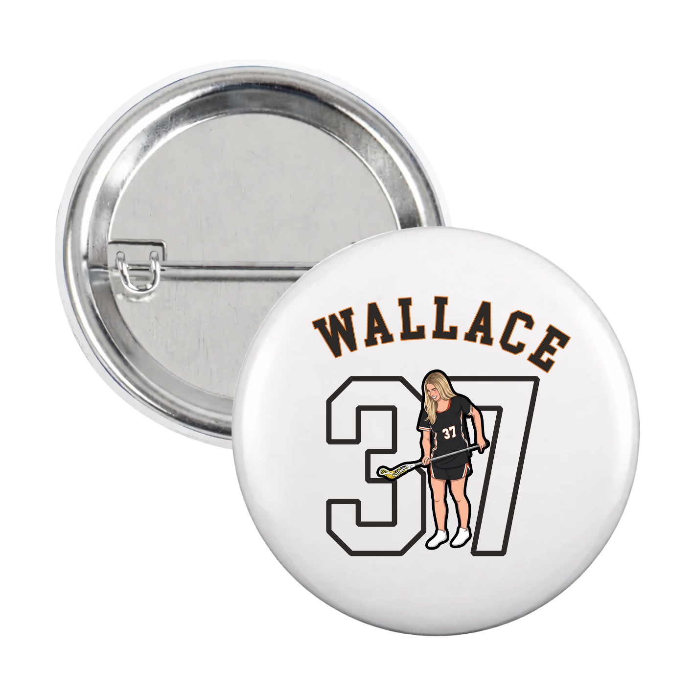 Game Day Button — Shirsey Arch in White