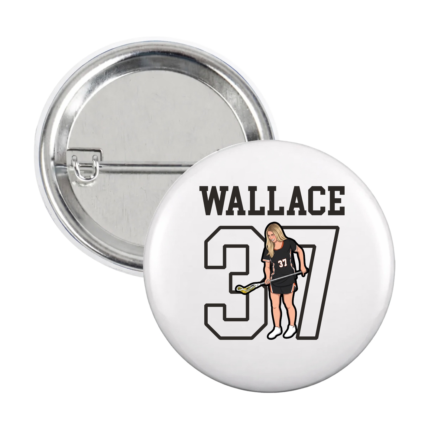 Game Day Button — Shirsey in White