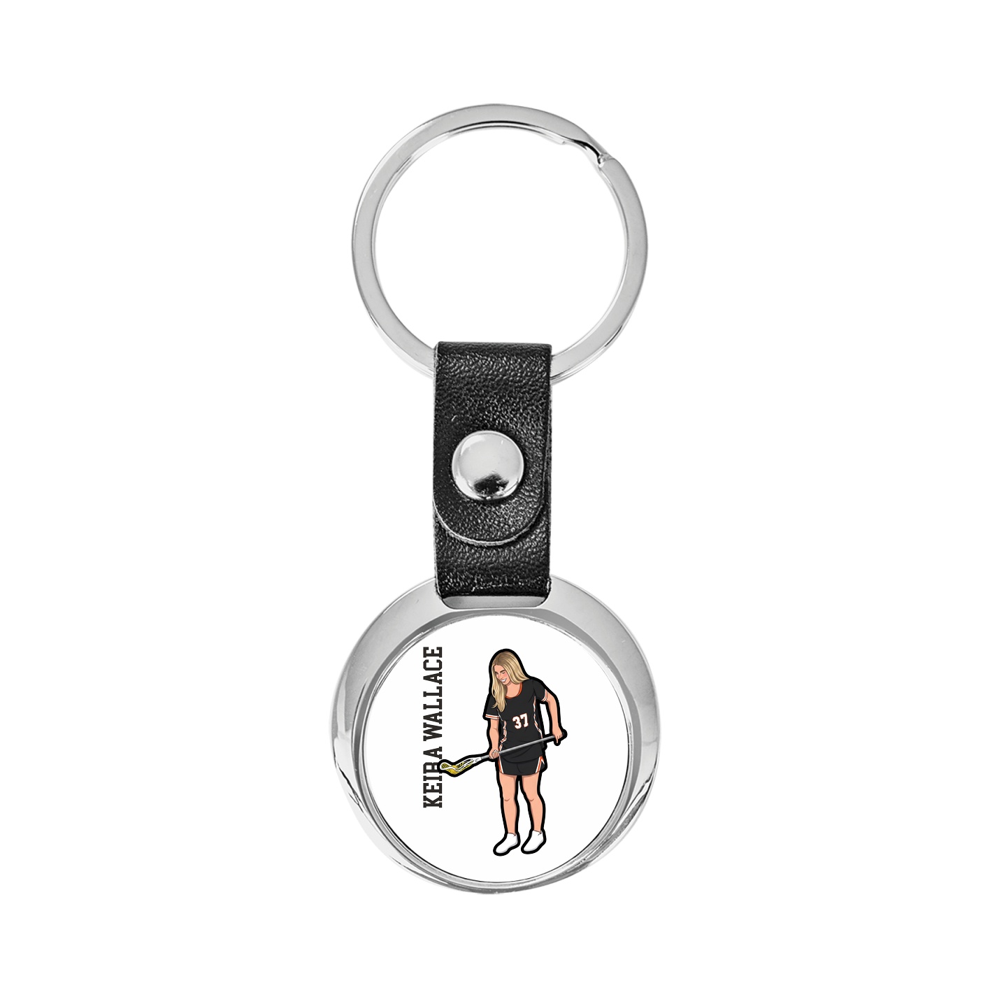 Key Chain — Name Vertical in Classic