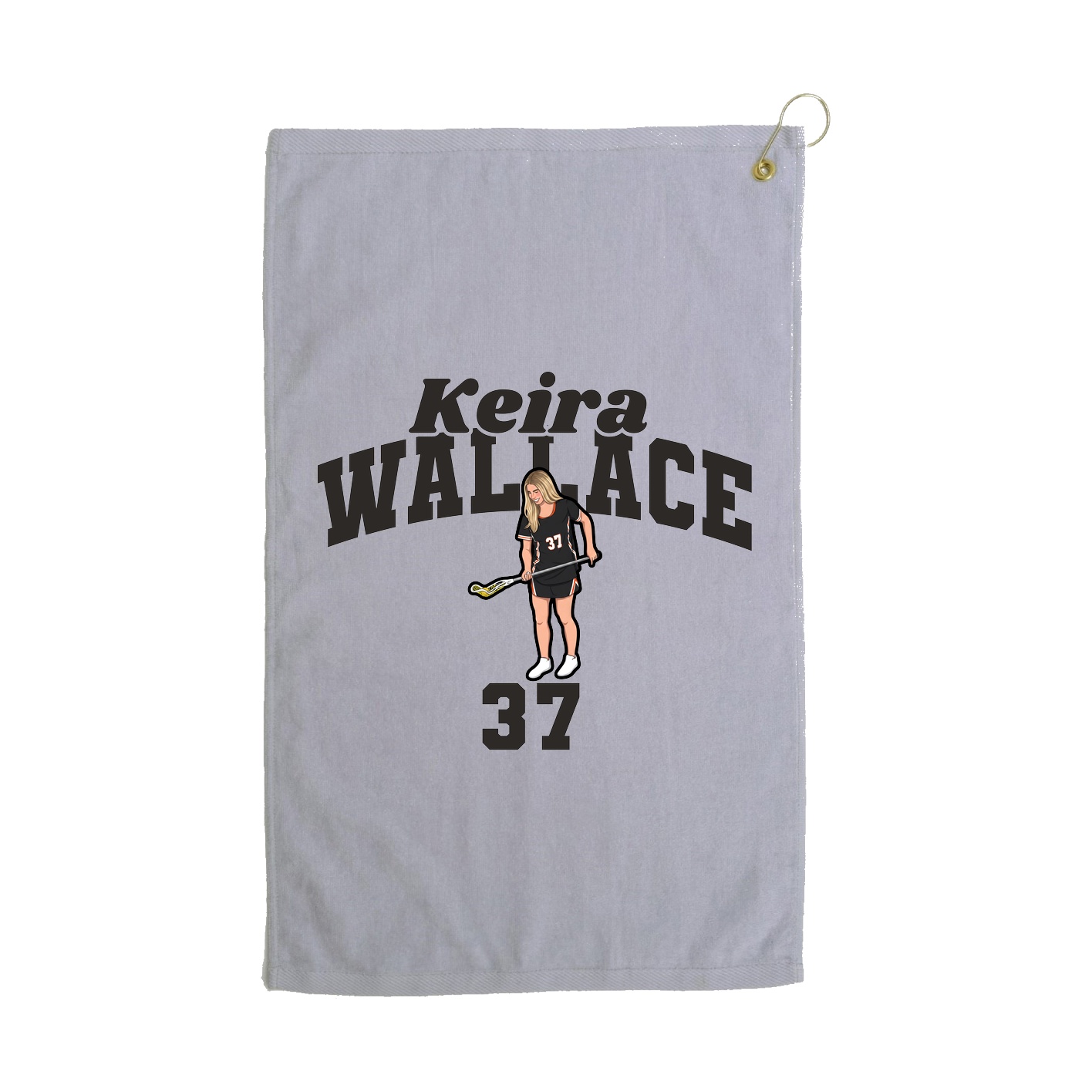 Golf Towel — Signature Arch in Grey