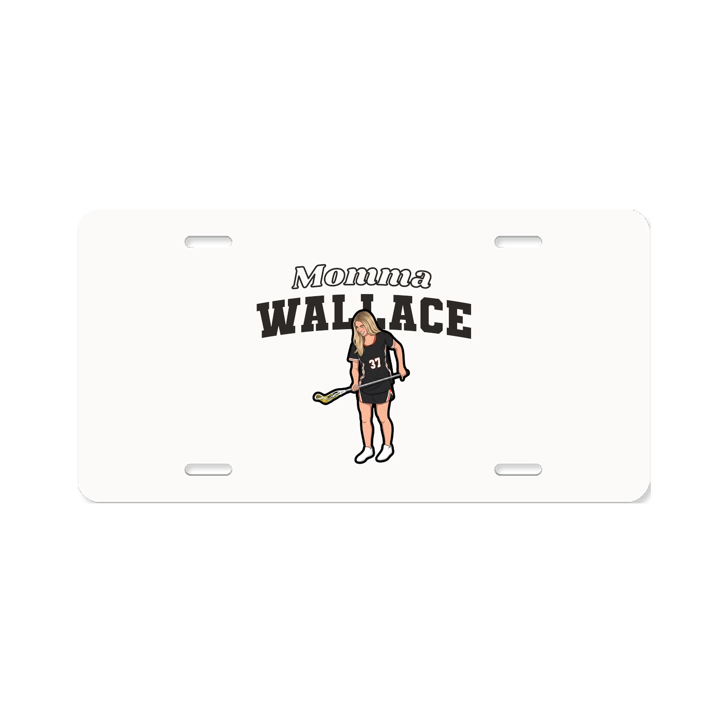 License Plate — Mothers Day Block in Classic