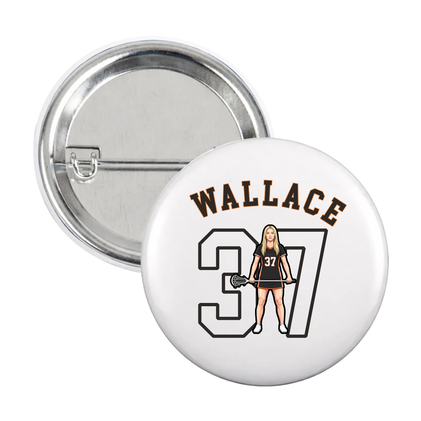 Game Day Button — Shirsey Arch in White
