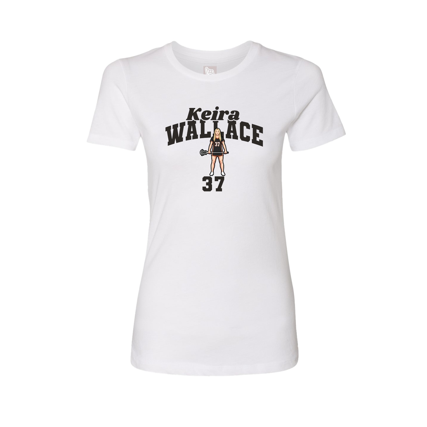 Womens Tee — Signature Arch in White