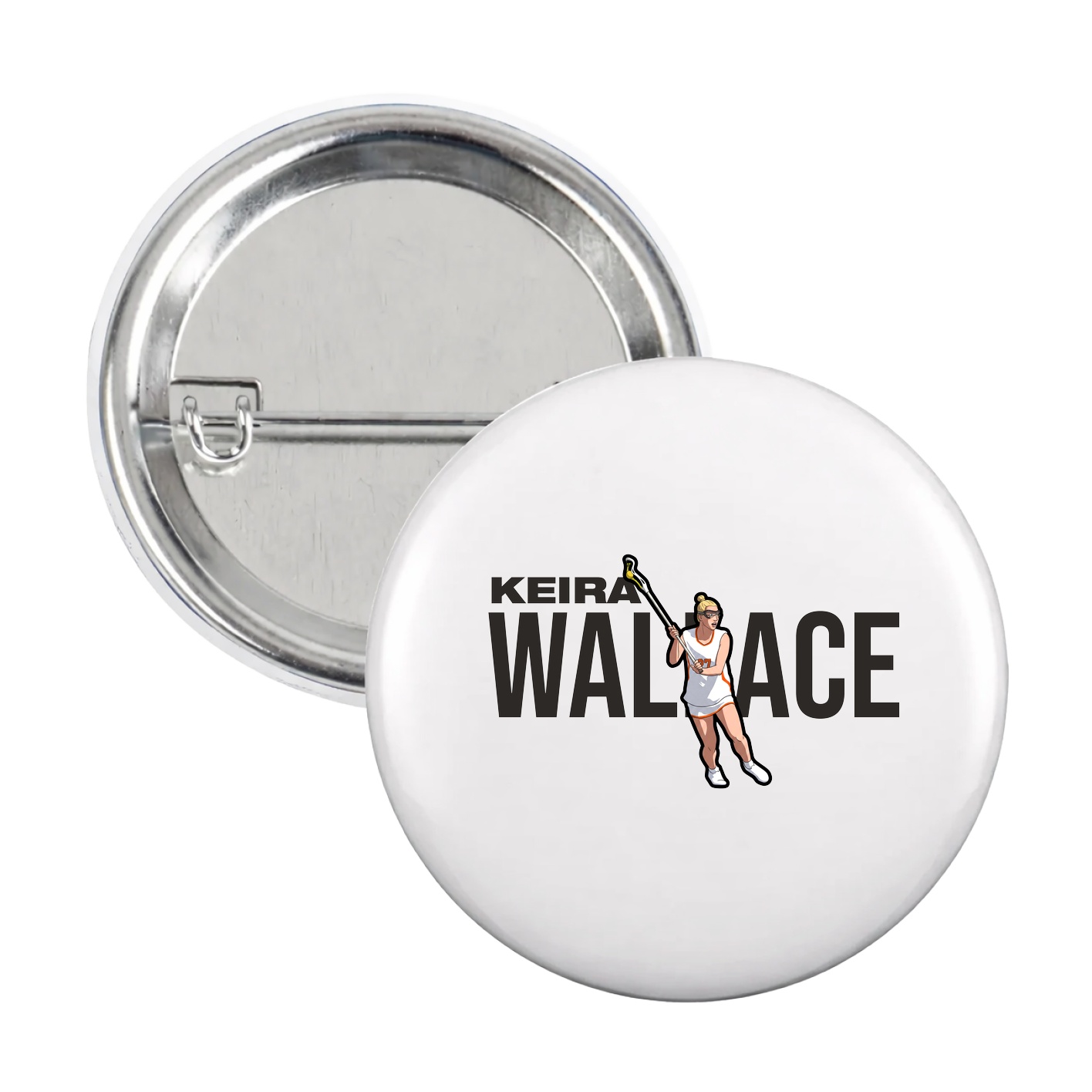 Game Day Button — Player Name in White