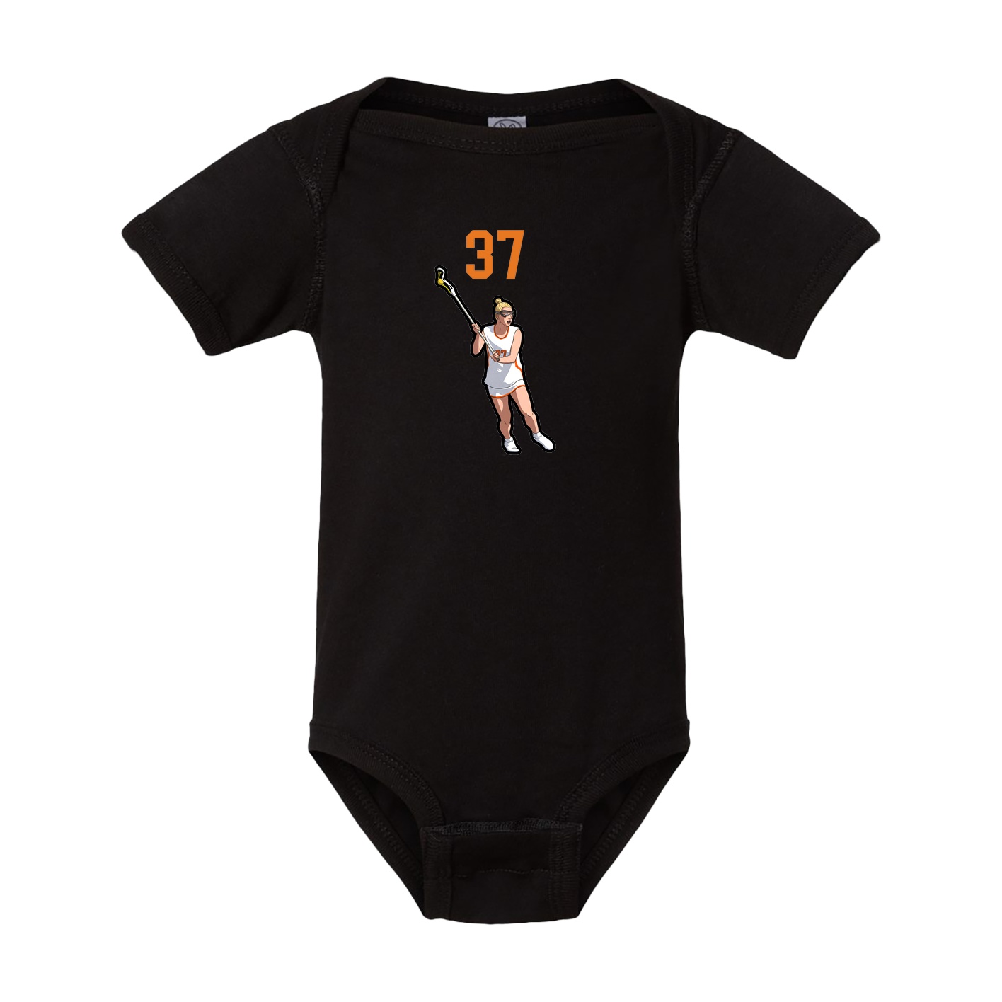 Baby Onesie — Number Top in Black
