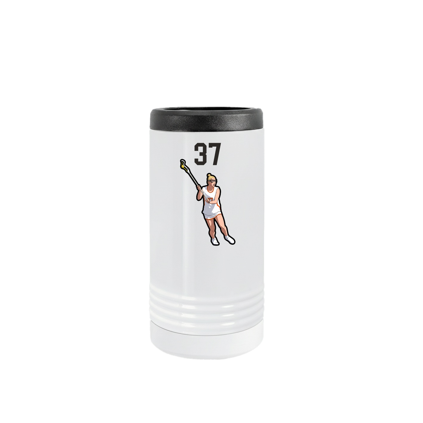 Slim Beverage Holder — Number Top in White