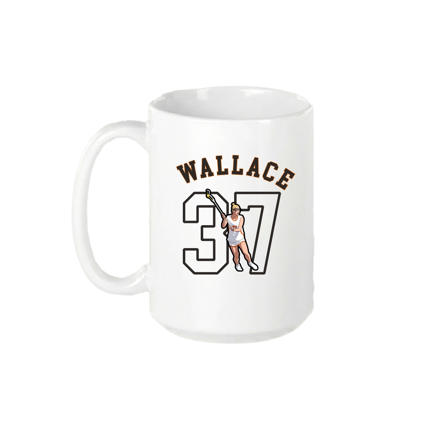 15oz Coffee Mug — Shirsey Arch in White