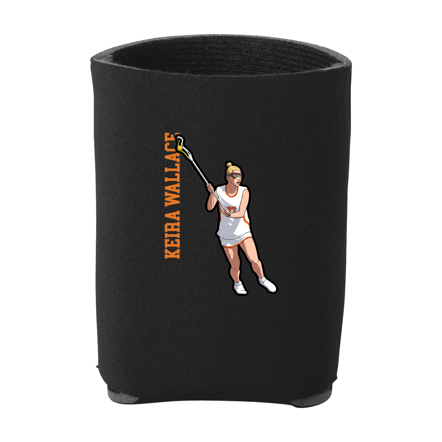 Can Holder — Name Vertical in Black