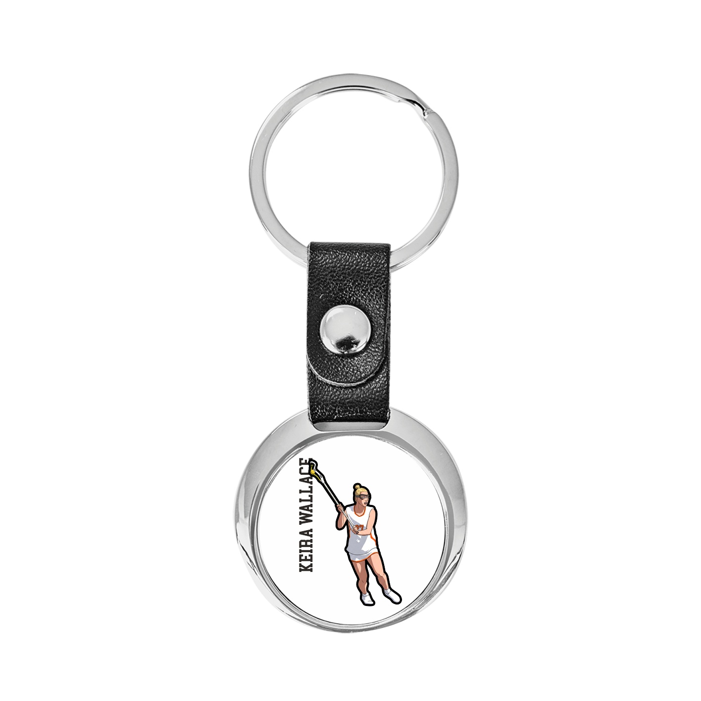 Key Chain — Name Vertical in Classic