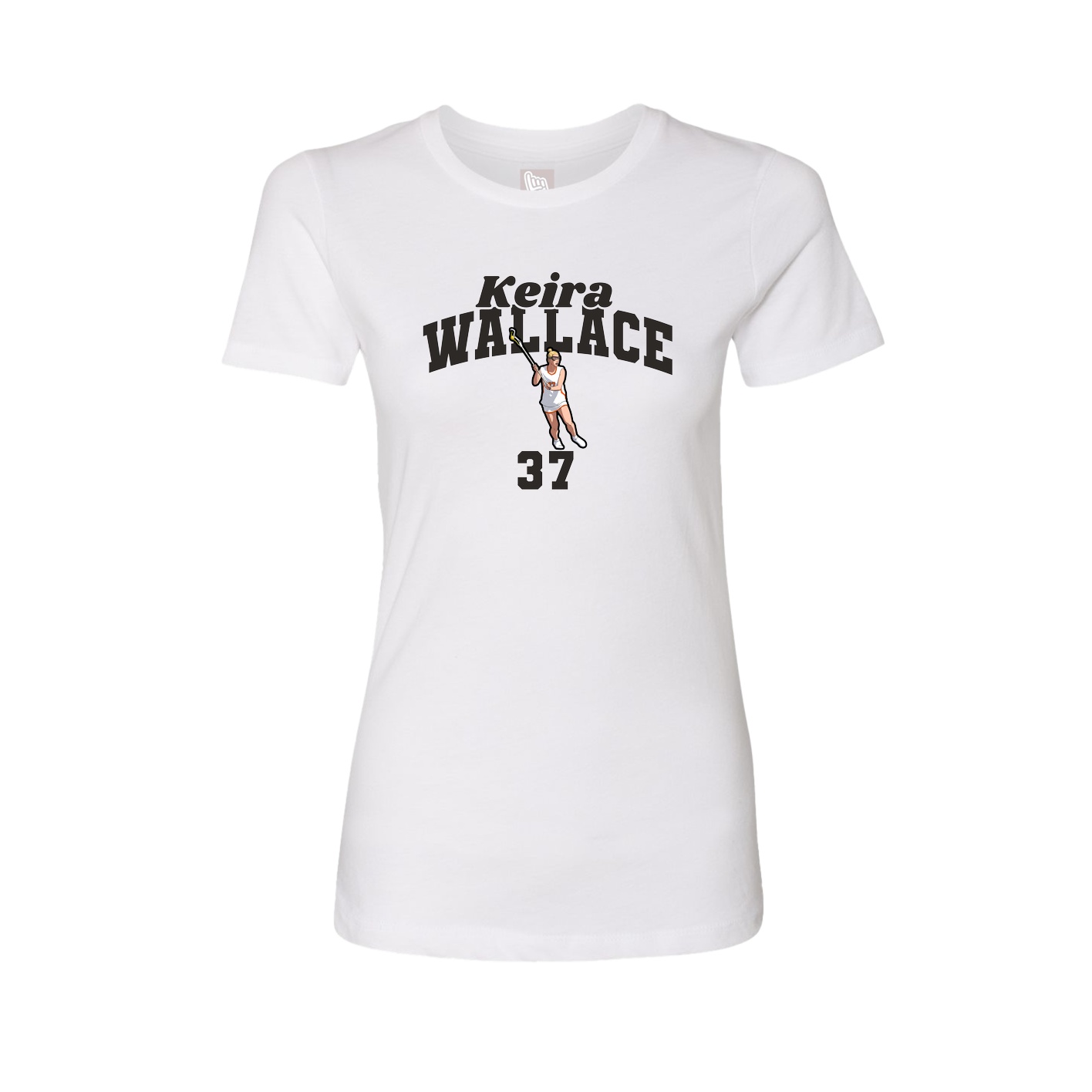 Womens Tee — Signature Arch in White