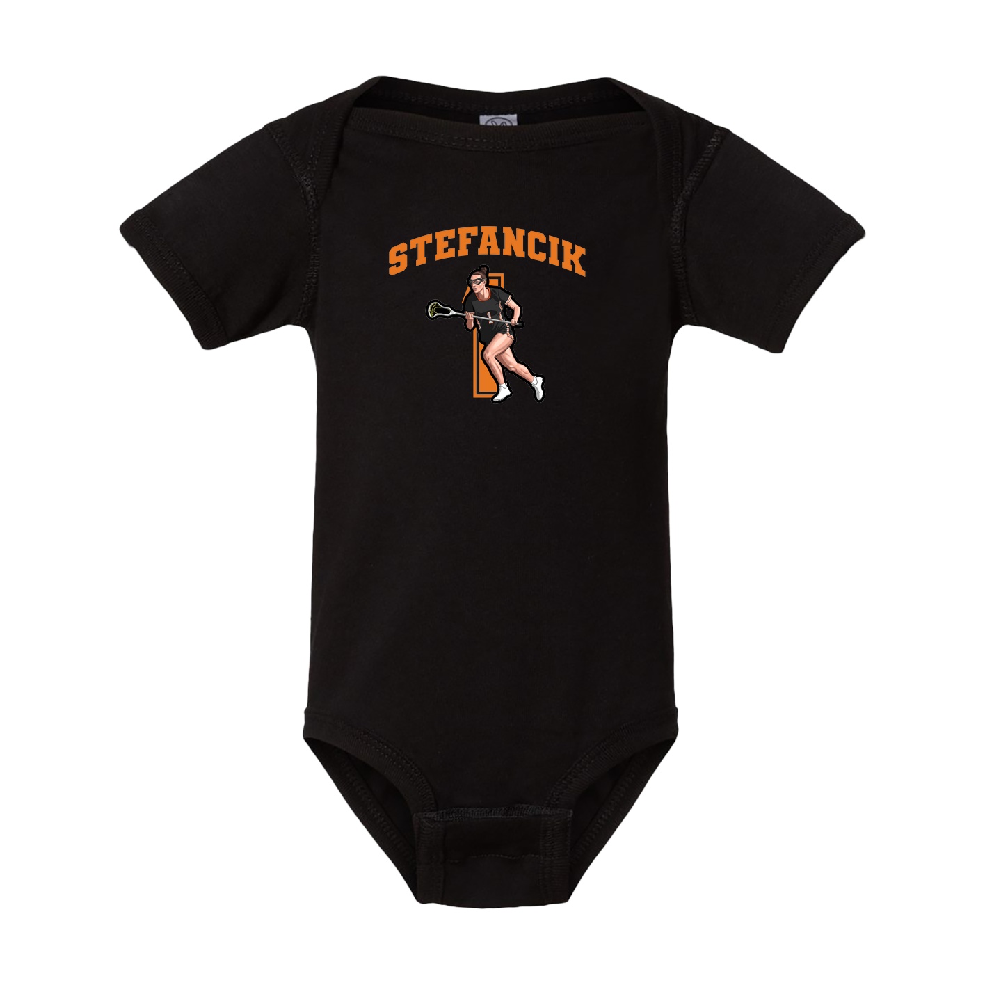 Baby Onesie — Number in Black
