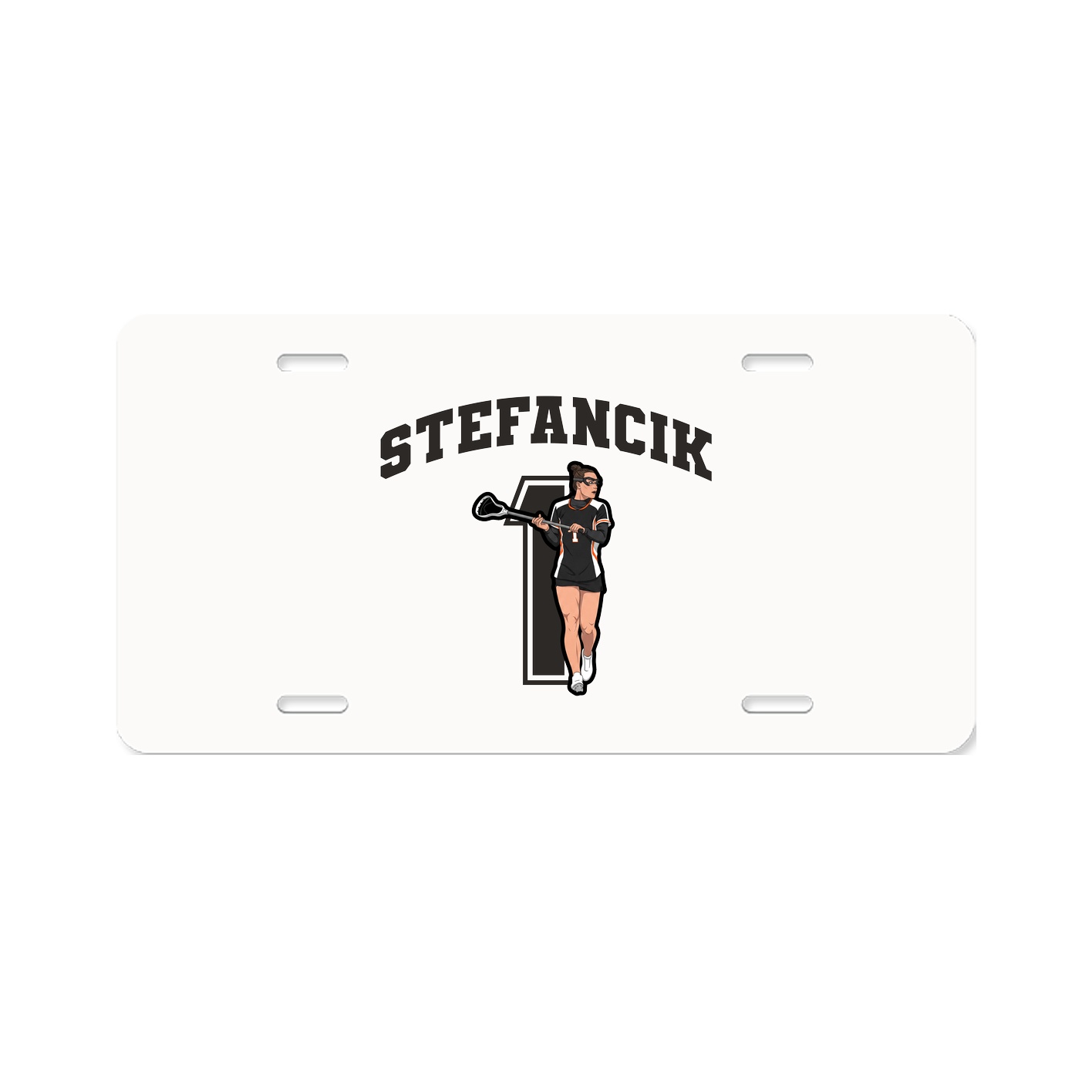 License Plate — Number in Classic